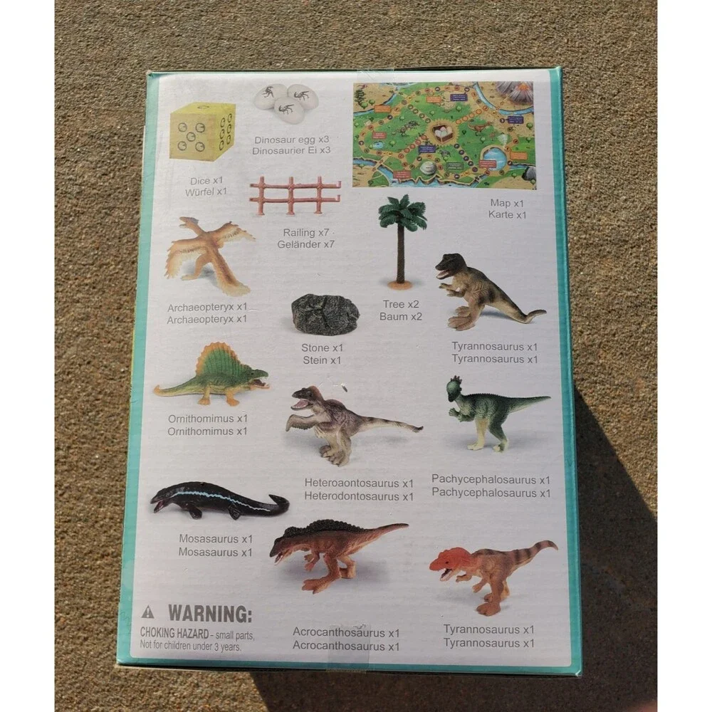Dinosaur Activity Mat Children's Game BPA Free Realistic Toys Ages 3+ New